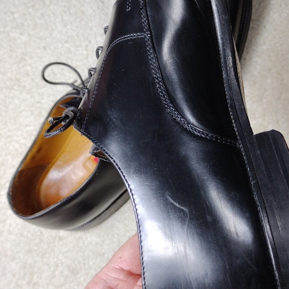 Cole Haan City men\'s black leather cap toe Oxfords. Size 10.5 main image 10
